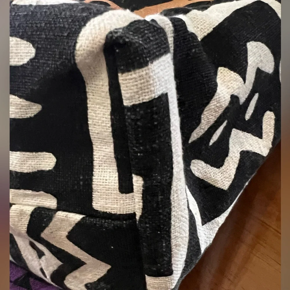 African Multi Print Cloth Shoulder Bag Good Condition - Picture 15 of 15